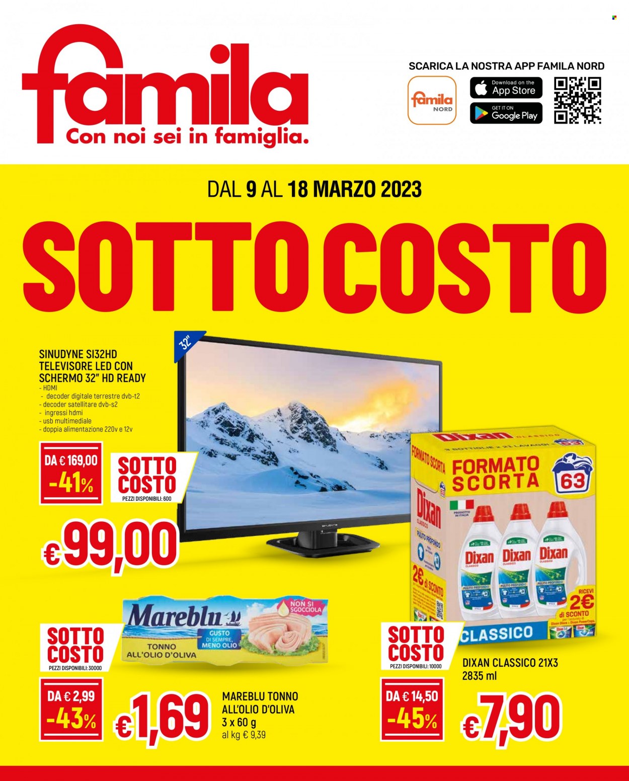 Volantino Famila - 9/3/2023 - 18/3/2023. Pagina 1