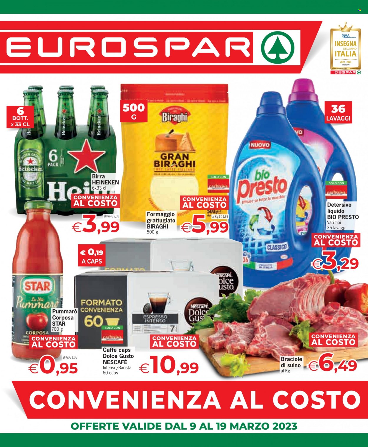 Leták Eurospar - 9.3.2023 - 19.3.2023. Strana 1