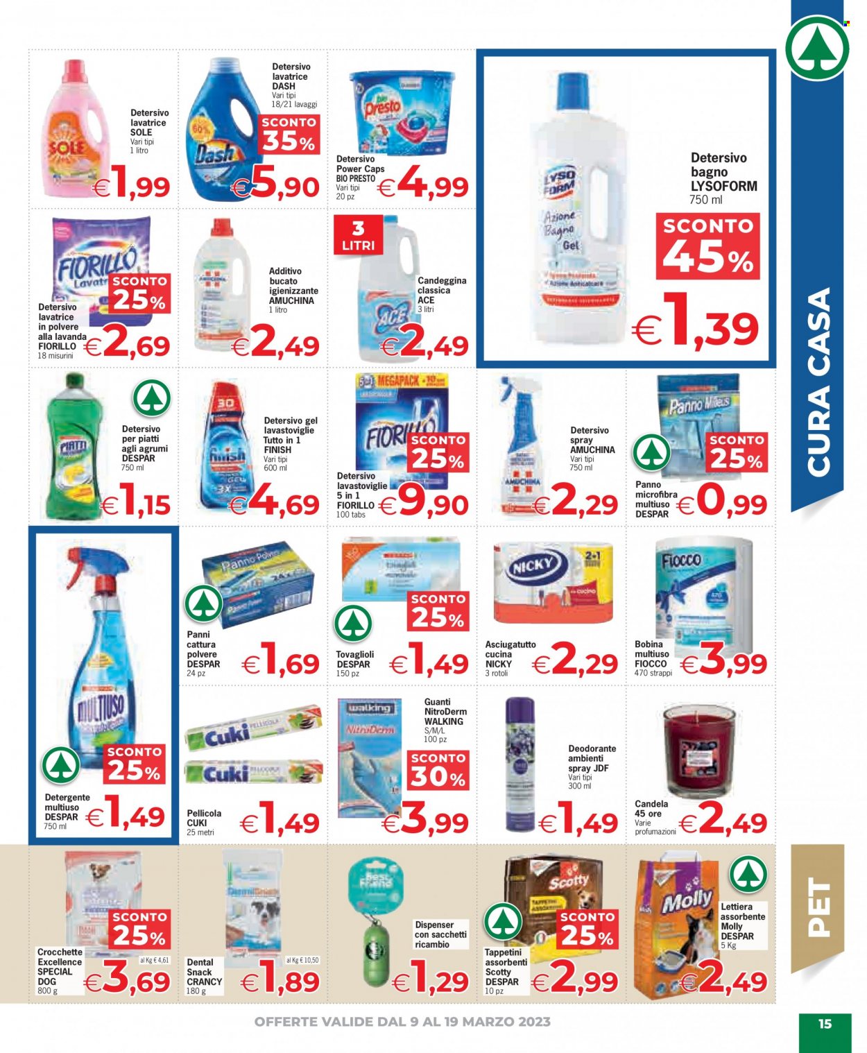 Volantino Eurospar - 9/3/2023 - 19/3/2023. Pagina 15