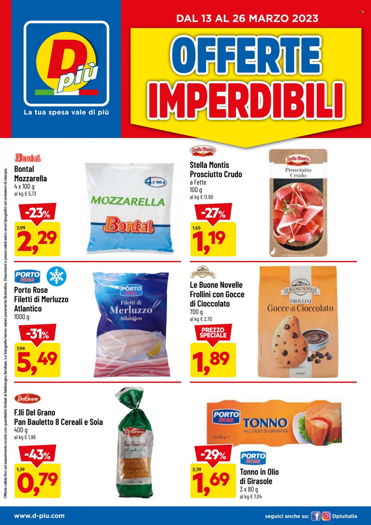 Volantino Dpiù - 13/3/2023 - 26/3/2023. Pagina 1