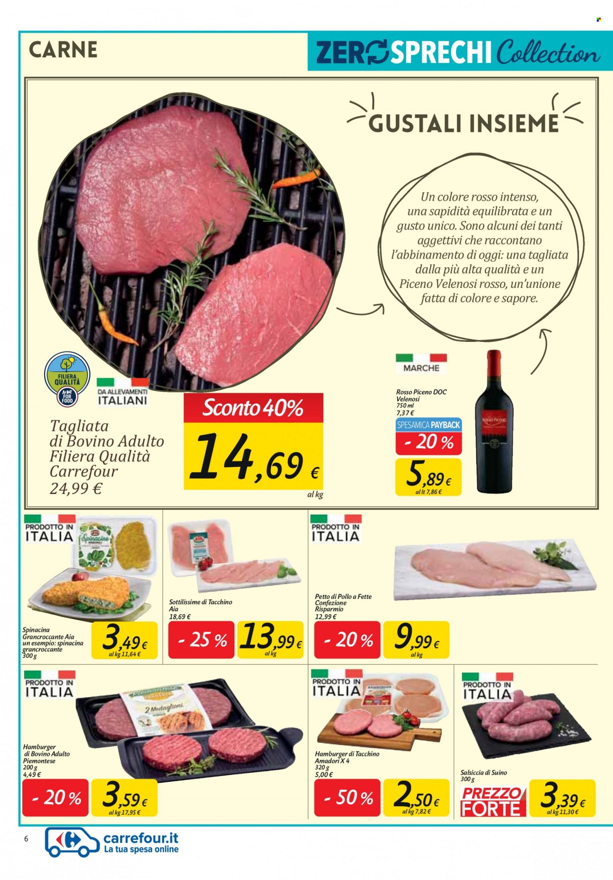 Volantino Carrefour - 14/3/2023 - 27/3/2023. Pagina 6