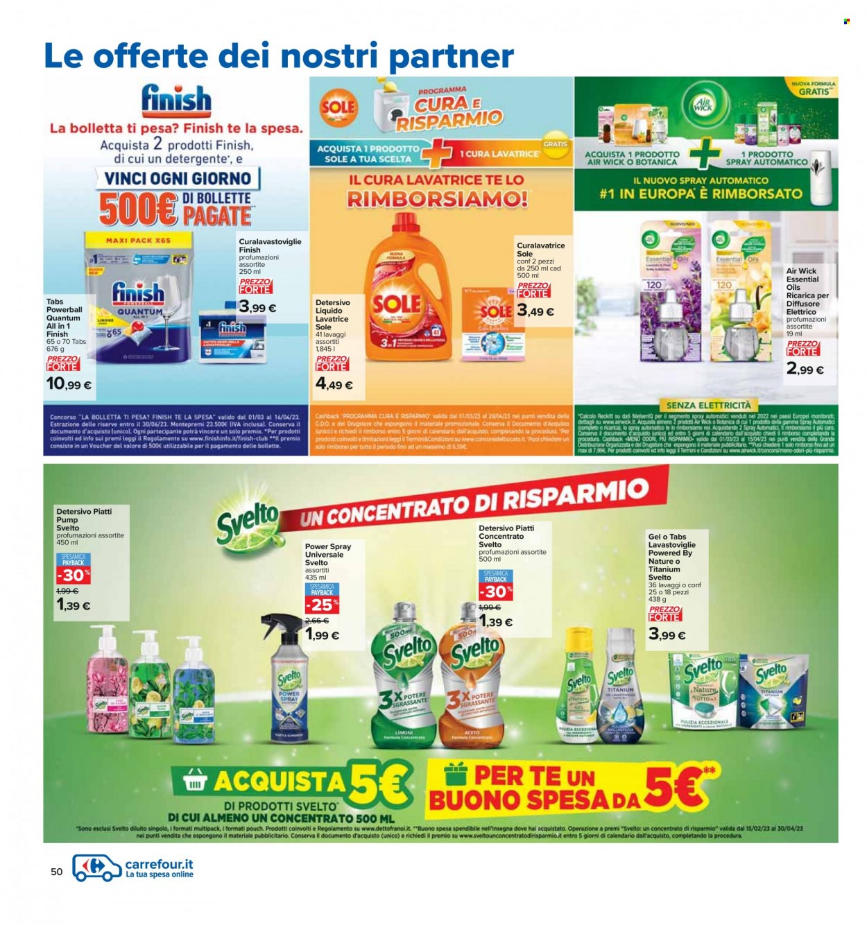 Volantino Carrefour - 14/3/2023 - 27/3/2023. Pagina 50