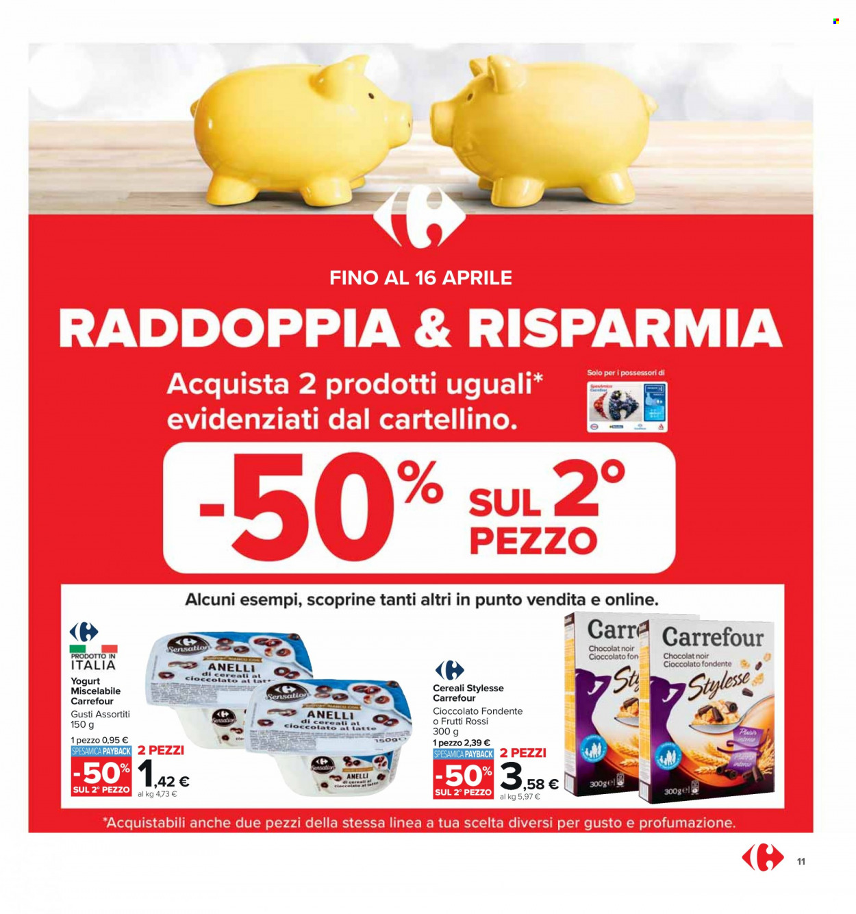 Volantino Carrefour - 14/3/2023 - 27/3/2023. Pagina 11