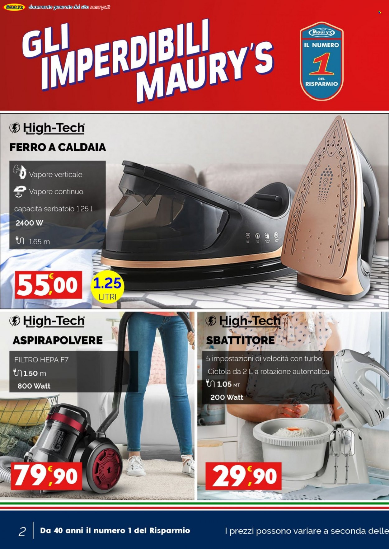 Volantino Maury's. Pagina 2