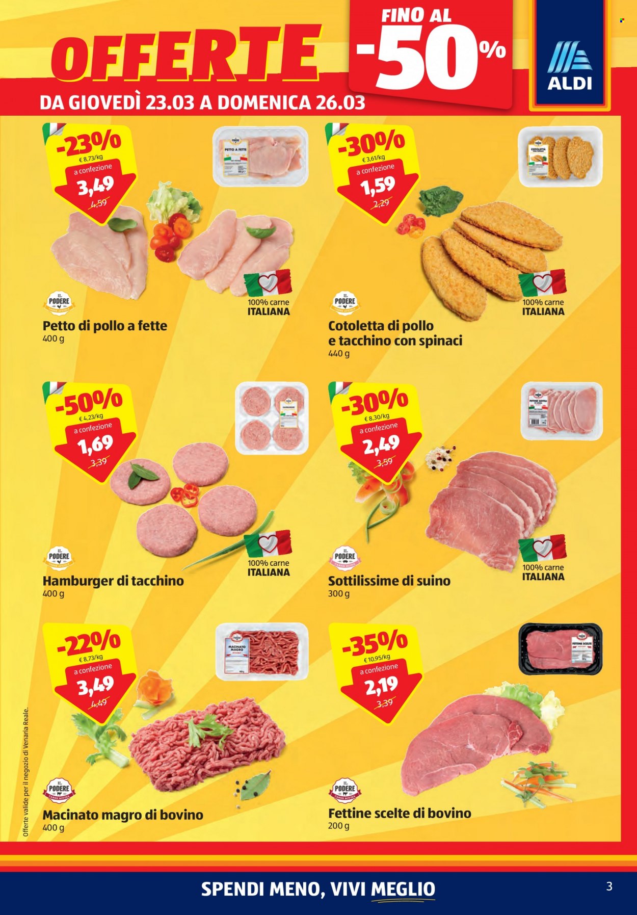 Volantino Aldi - 23/3/2023 - 26/3/2023. Pagina 3