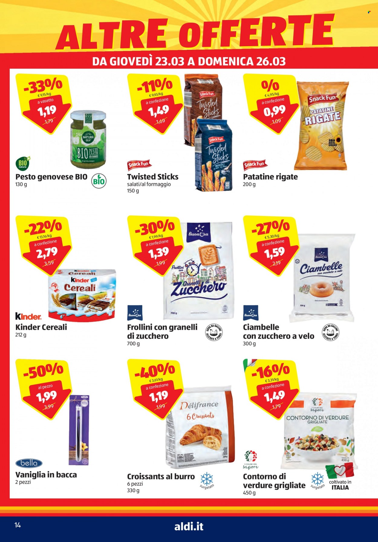 Volantino Aldi - 23/3/2023 - 26/3/2023. Pagina 14
