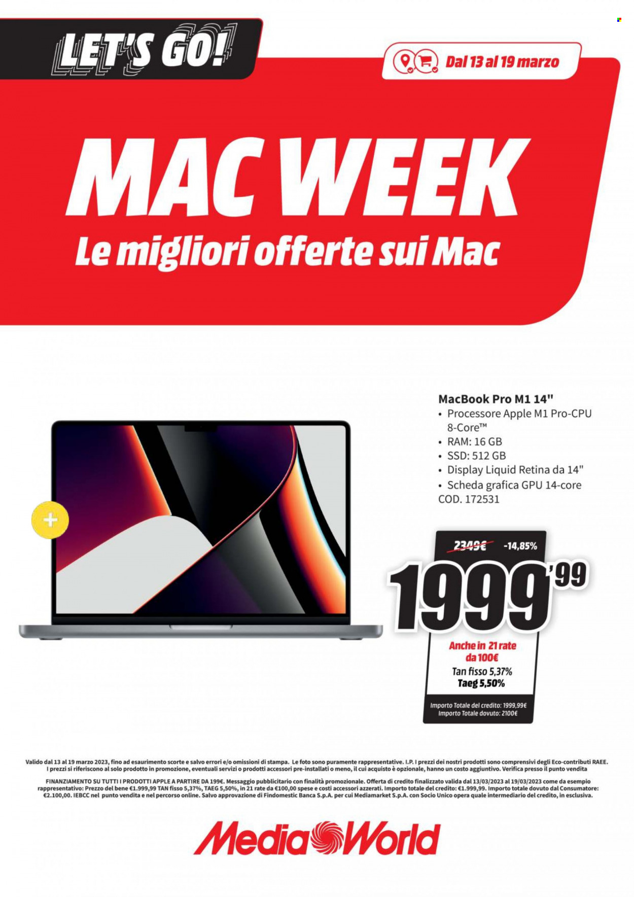 Volantino MediaWorld - 13/3/2023 - 19/3/2023. Pagina 3