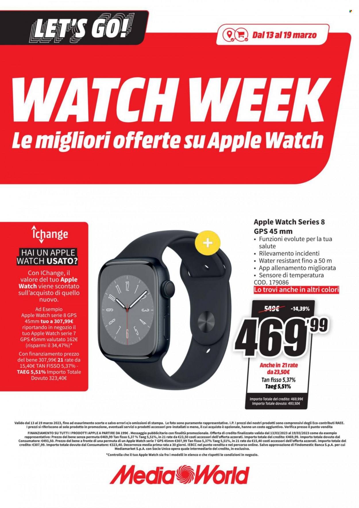 Volantino MediaWorld - 13/3/2023 - 19/3/2023. Pagina 1