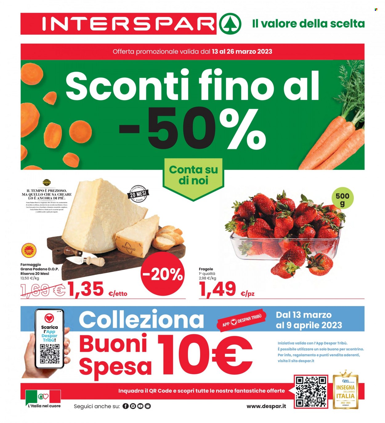 Volantino Interspar - 13/3/2023 - 26/3/2023. Pagina 1