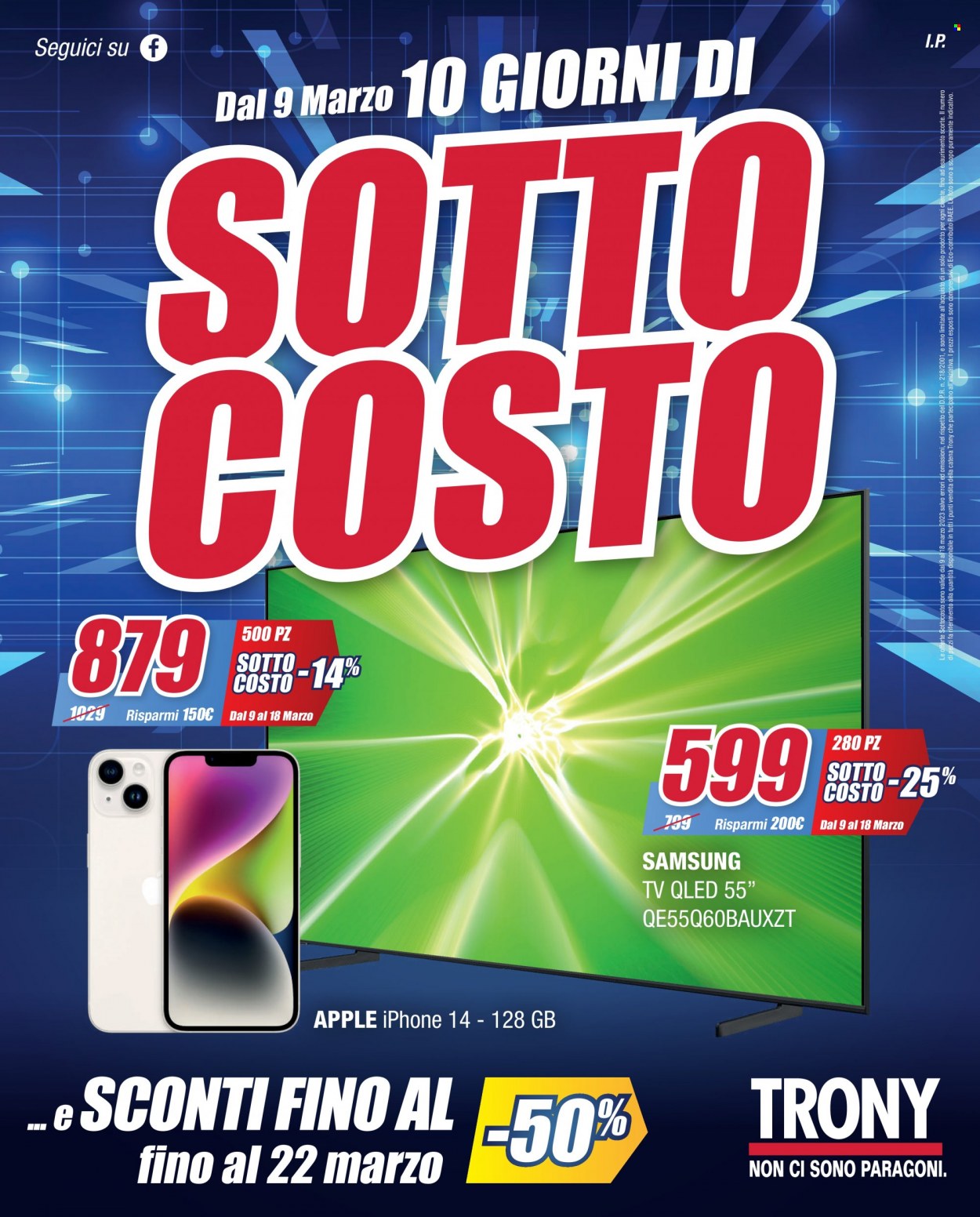 Volantino Trony - 9/3/2023 - 22/3/2023. Pagina 1