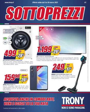 Volantino Trony - 9/3/2023 - 30/3/2023.