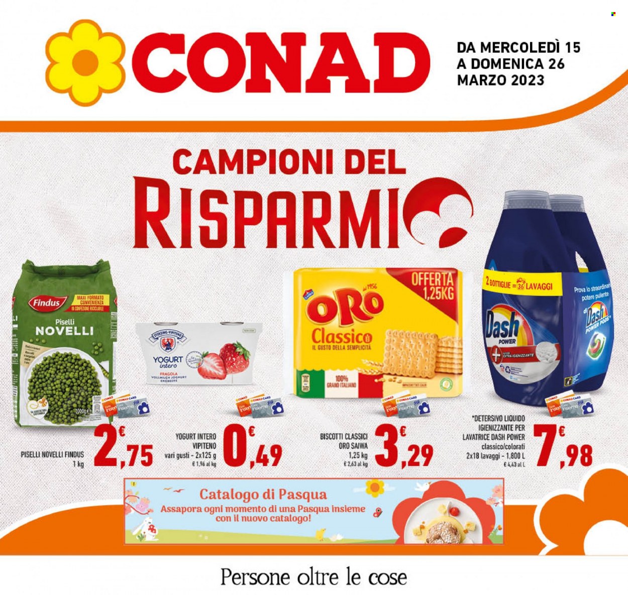 Volantino Conad - 15/3/2023 - 26/3/2023. Pagina 1