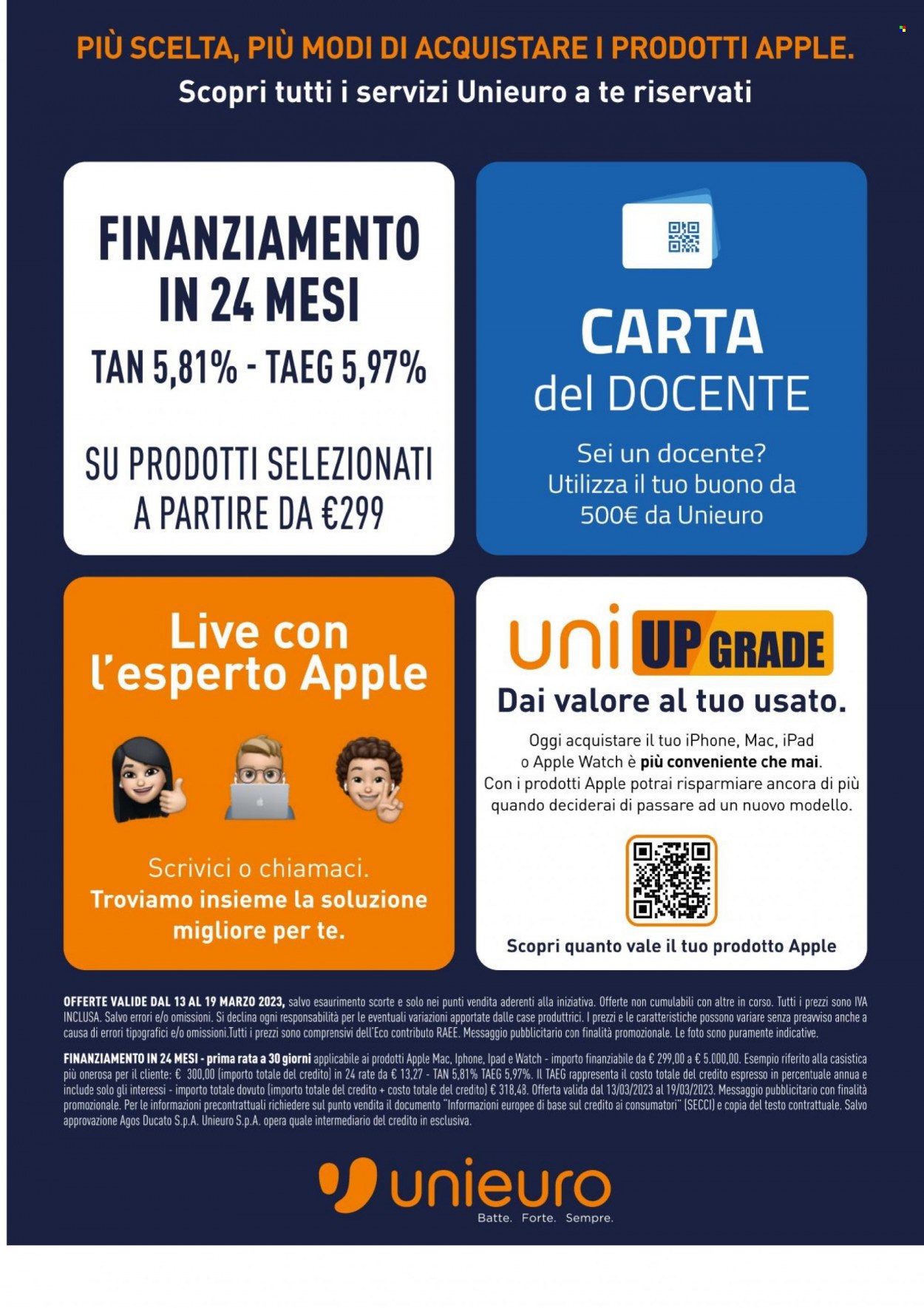 Volantino Unieuro - 13/3/2023 - 19/3/2023. Pagina 14