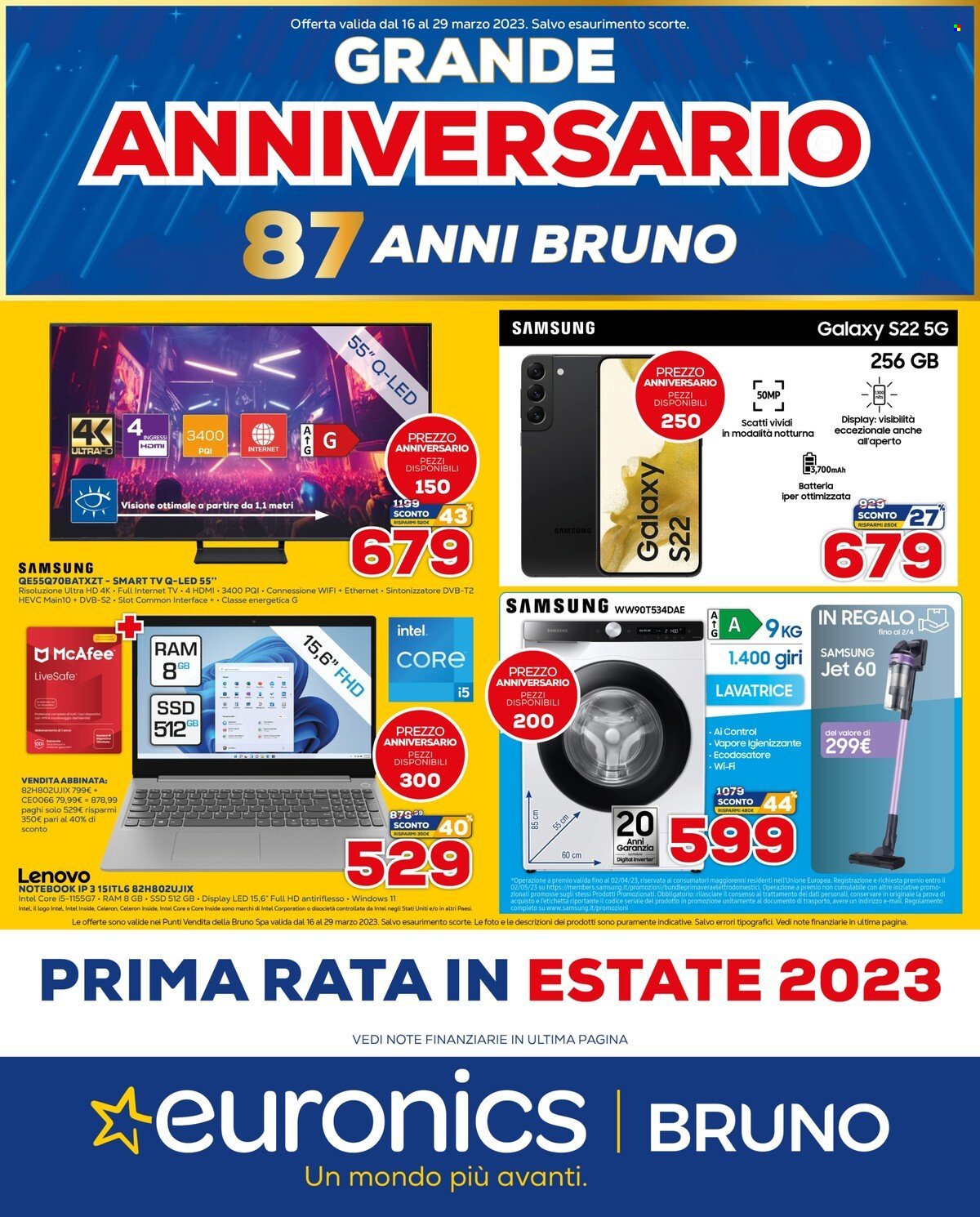 Volantino Euronics - 16/3/2023 - 29/3/2023. Pagina 1
