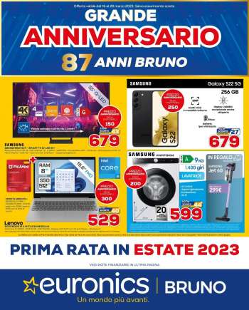 Volantino Euronics - 16/3/2023 - 29/3/2023.