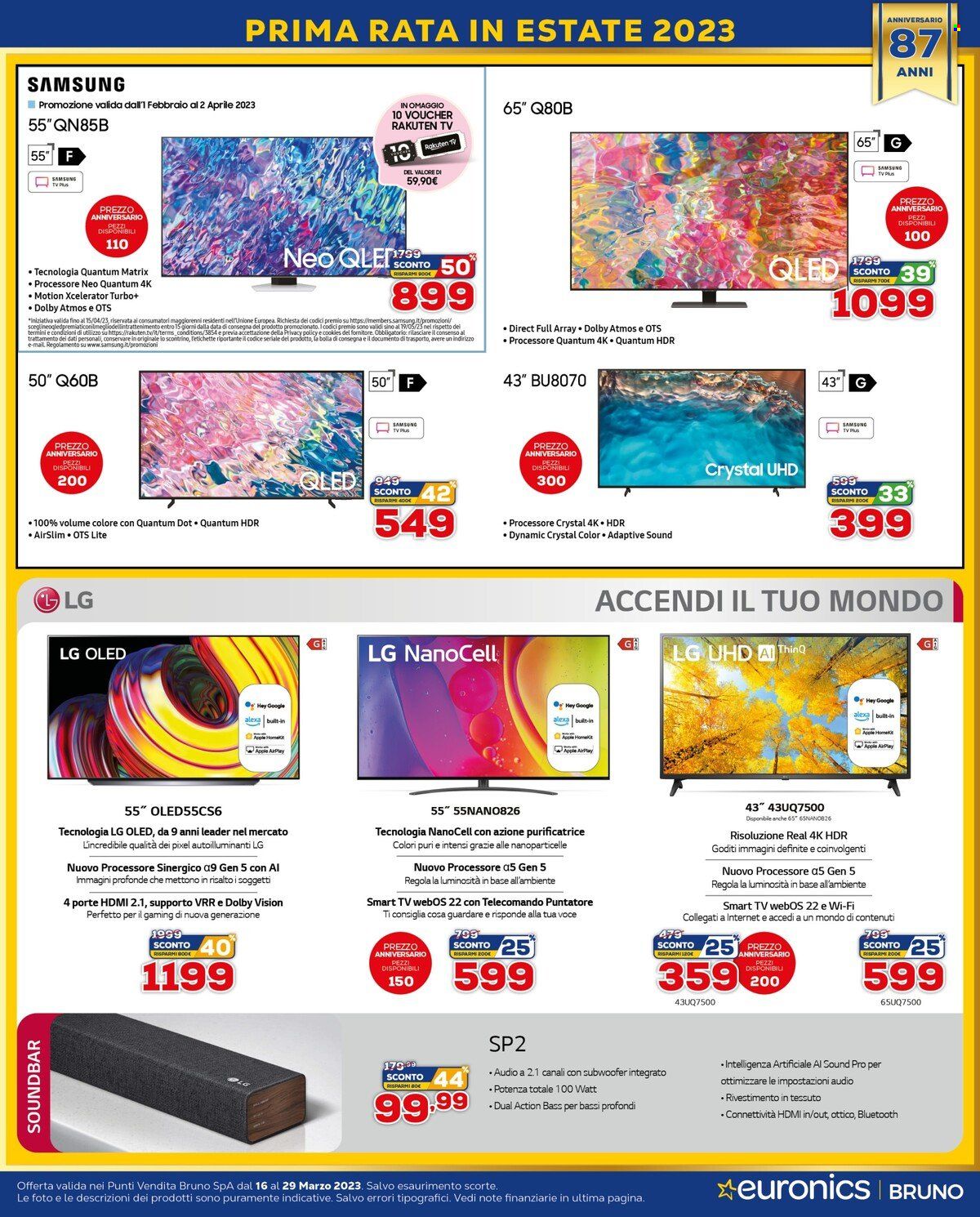 Volantino Euronics - 16/3/2023 - 29/3/2023. Pagina 17
