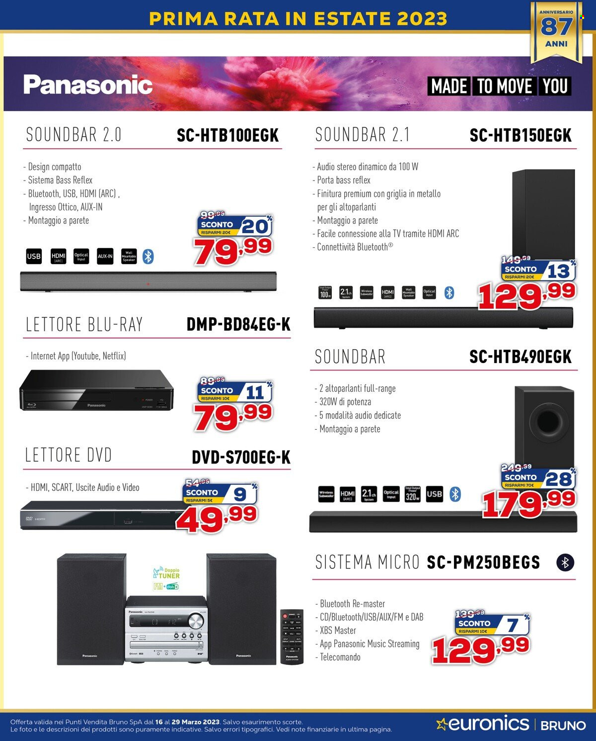Volantino Euronics - 16/3/2023 - 29/3/2023. Pagina 22