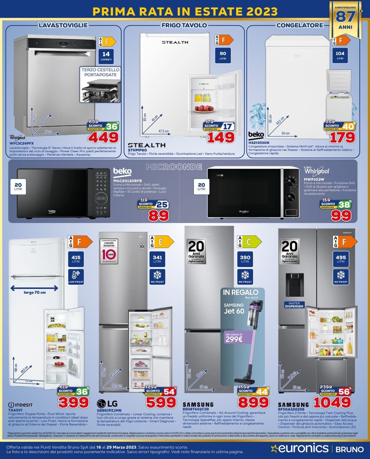 Volantino Euronics - 16/3/2023 - 29/3/2023. Pagina 27