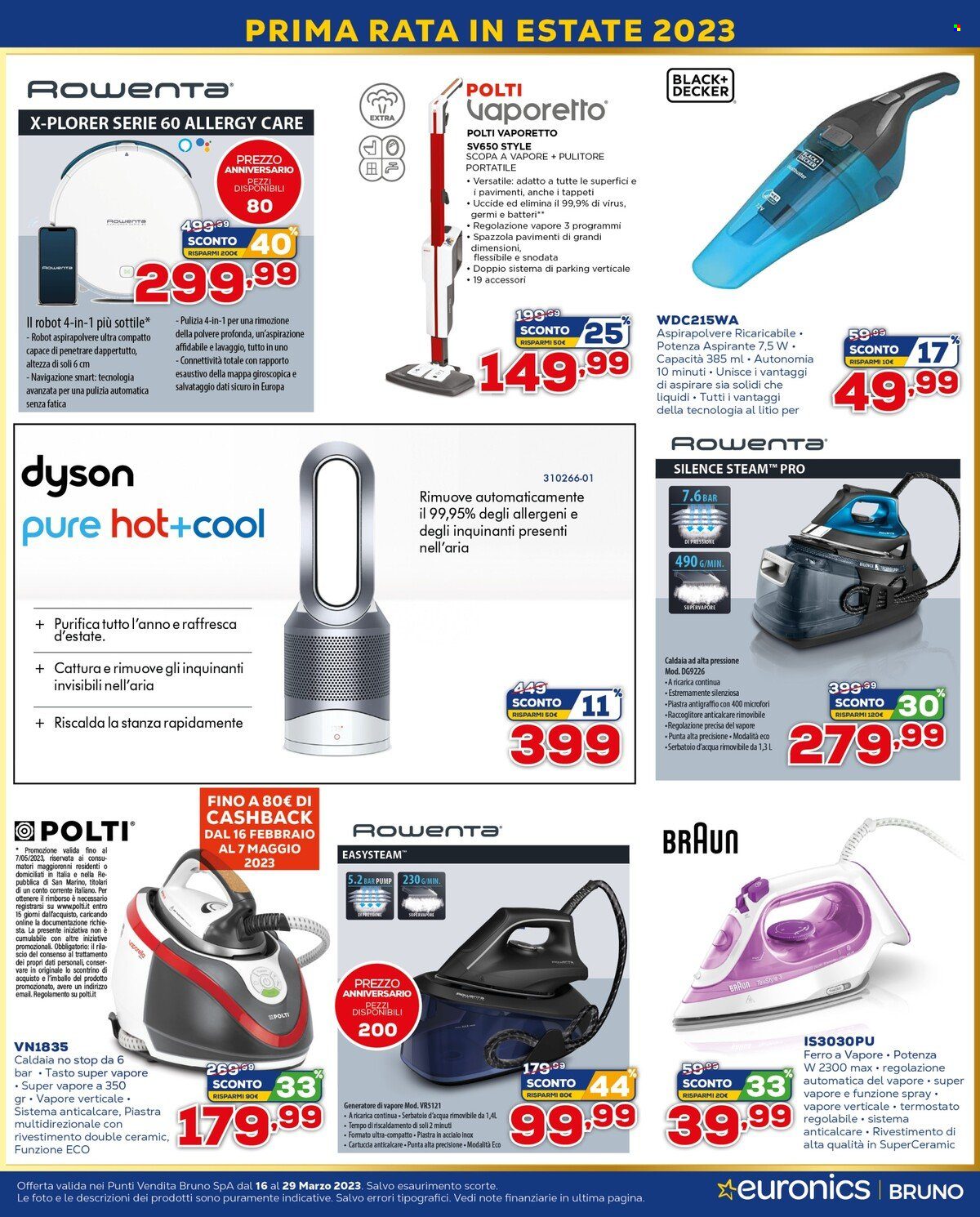 Volantino Euronics - 16/3/2023 - 29/3/2023. Pagina 33