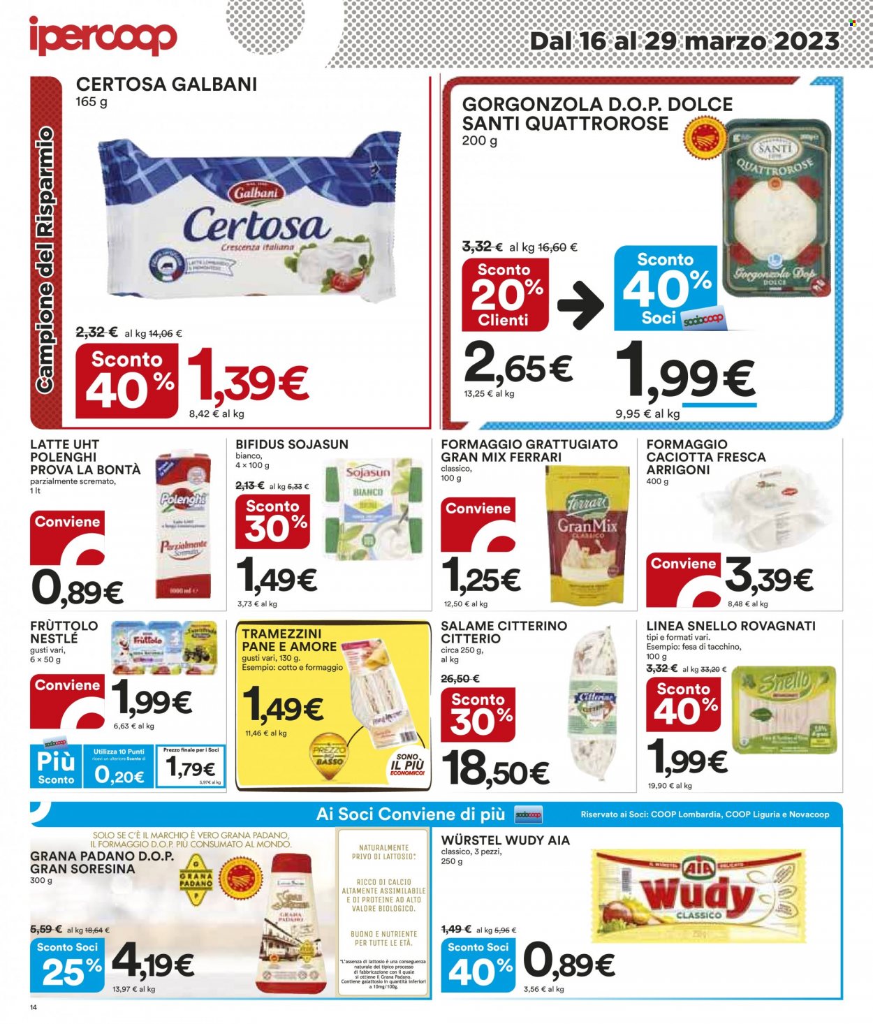 Volantino Coop - 16/3/2023 - 29/3/2023. Pagina 14