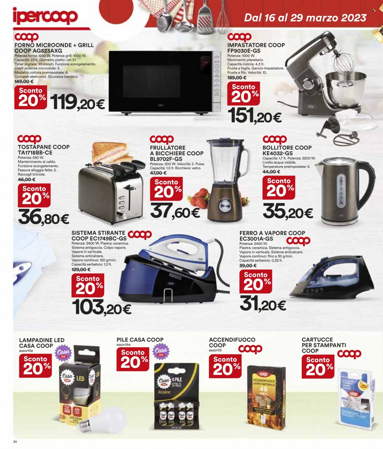 Volantino Coop - 16/3/2023 - 29/3/2023. Pagina 34