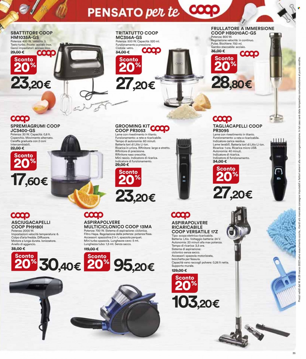 Volantino Coop - 16/3/2023 - 29/3/2023. Pagina 35