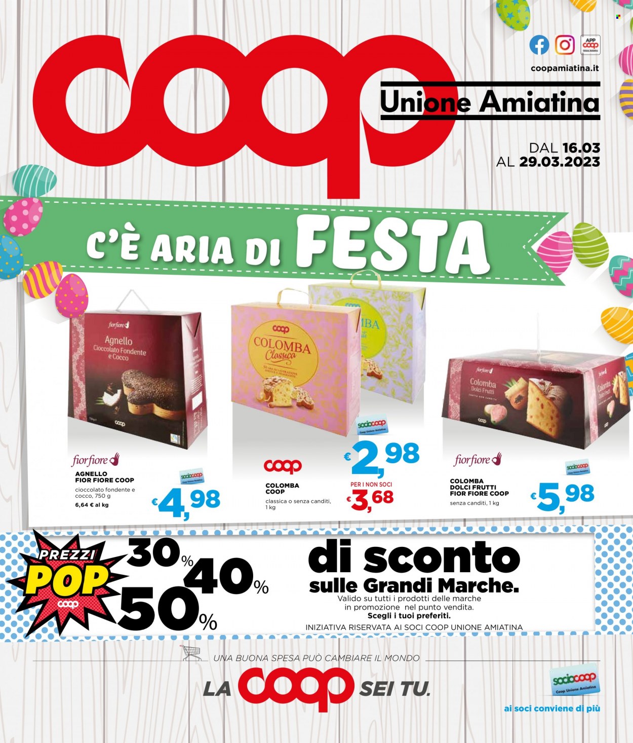 Leták Coop - 16.3.2023 - 29.3.2023. Strana 1