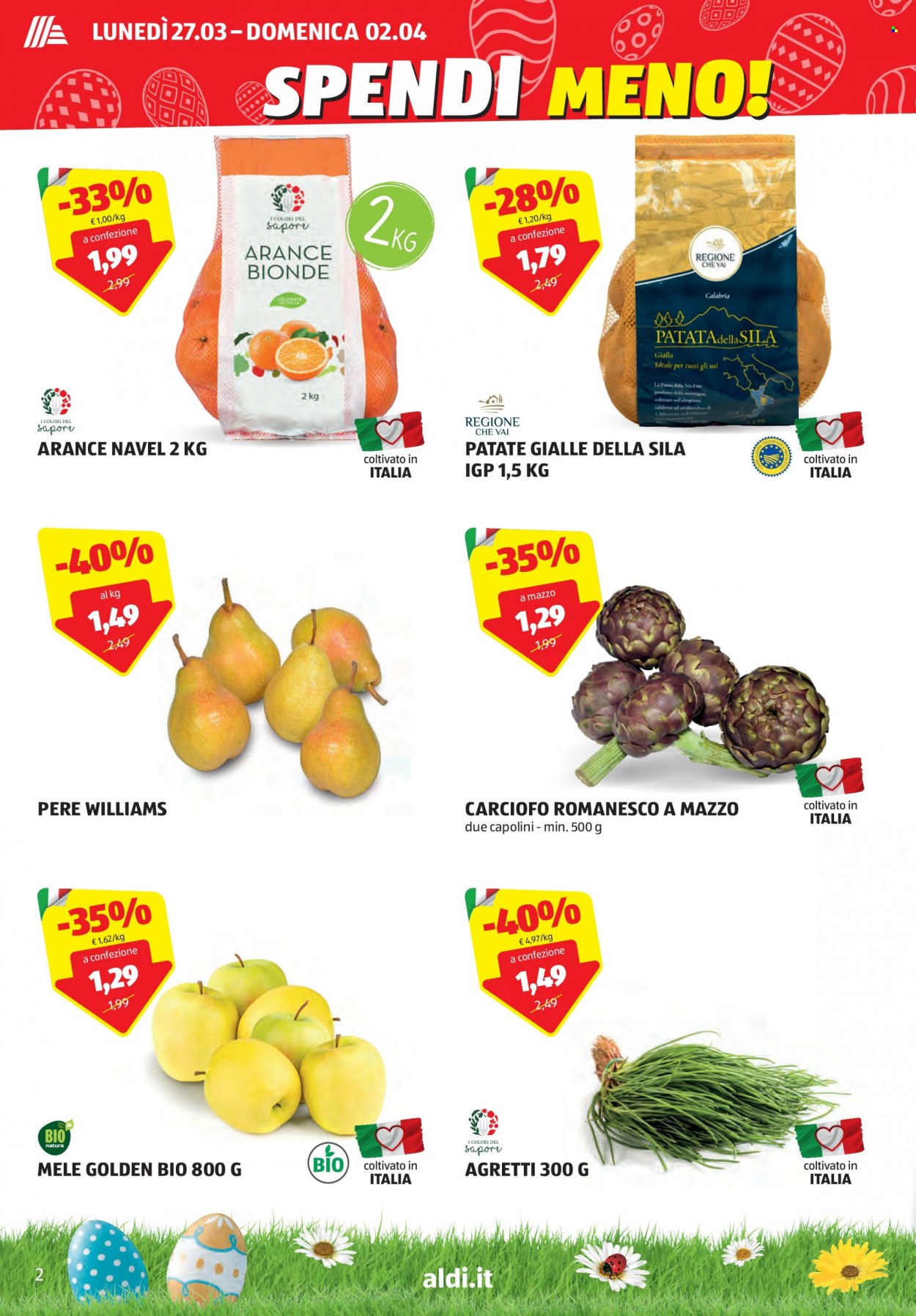Volantino Aldi - 27/3/2023 - 2/4/2023. Pagina 2
