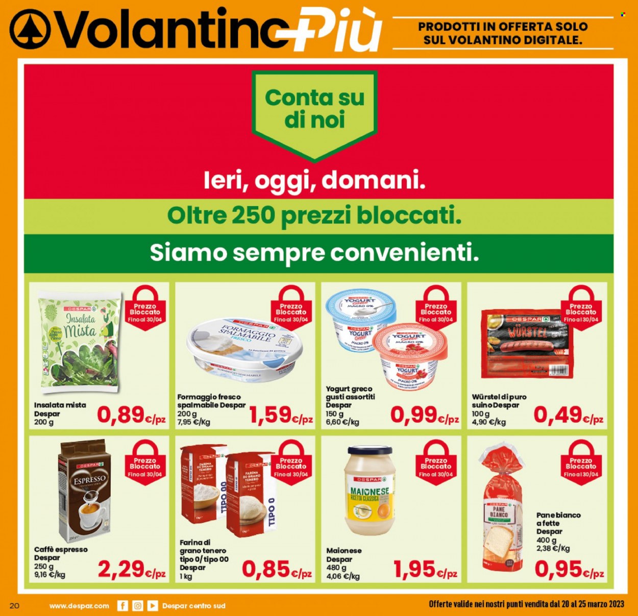 Volantino Eurospar - 20/3/2023 - 25/3/2023. Pagina 20