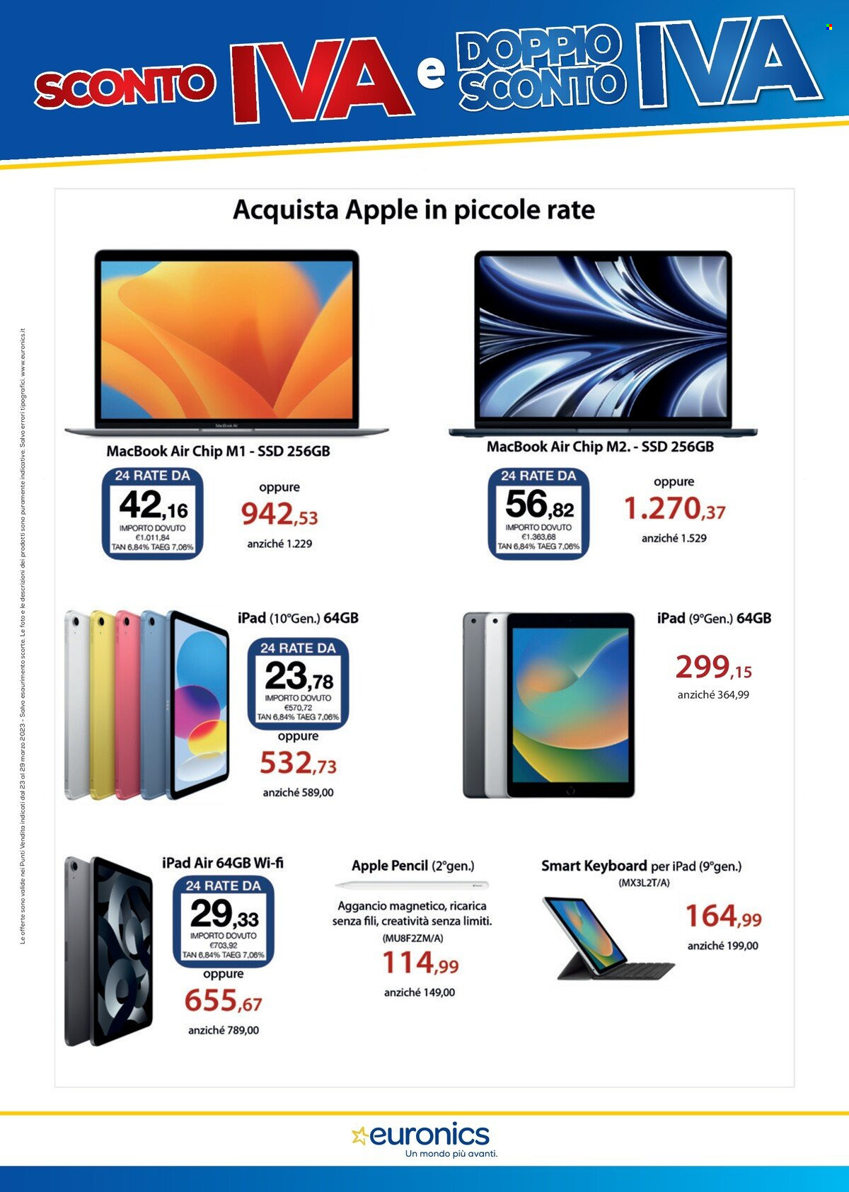 Volantino Euronics - 23/3/2023 - 29/3/2023. Pagina 9