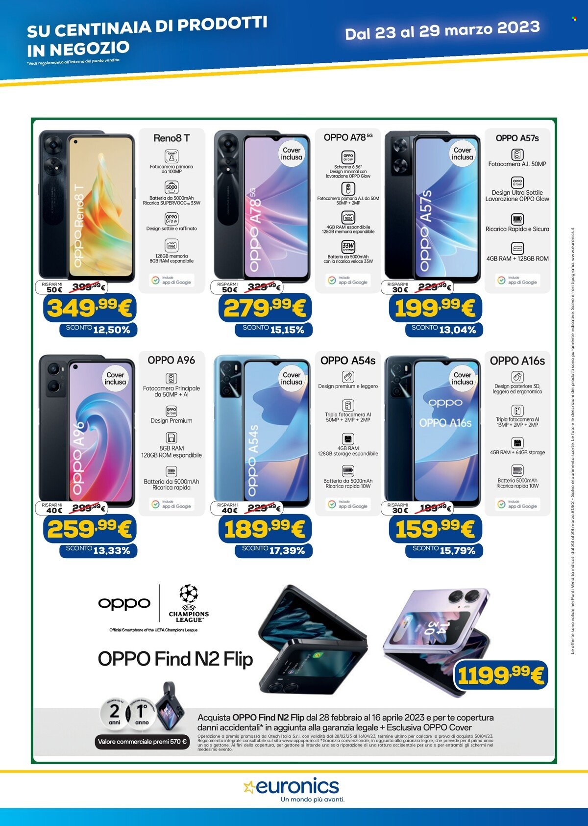 Volantino Euronics - 23/3/2023 - 29/3/2023. Pagina 13