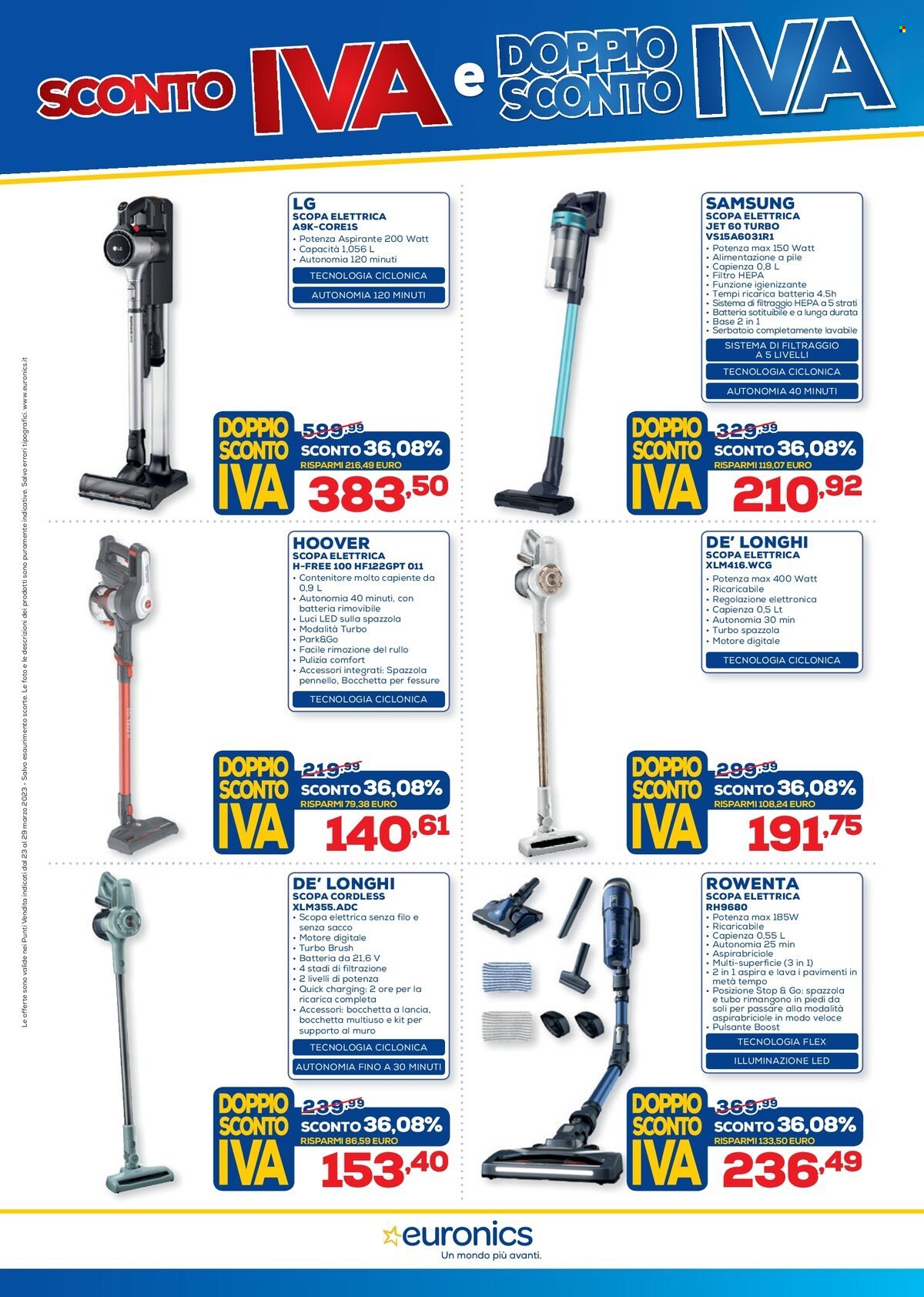 Volantino Euronics - 23/3/2023 - 29/3/2023. Pagina 27
