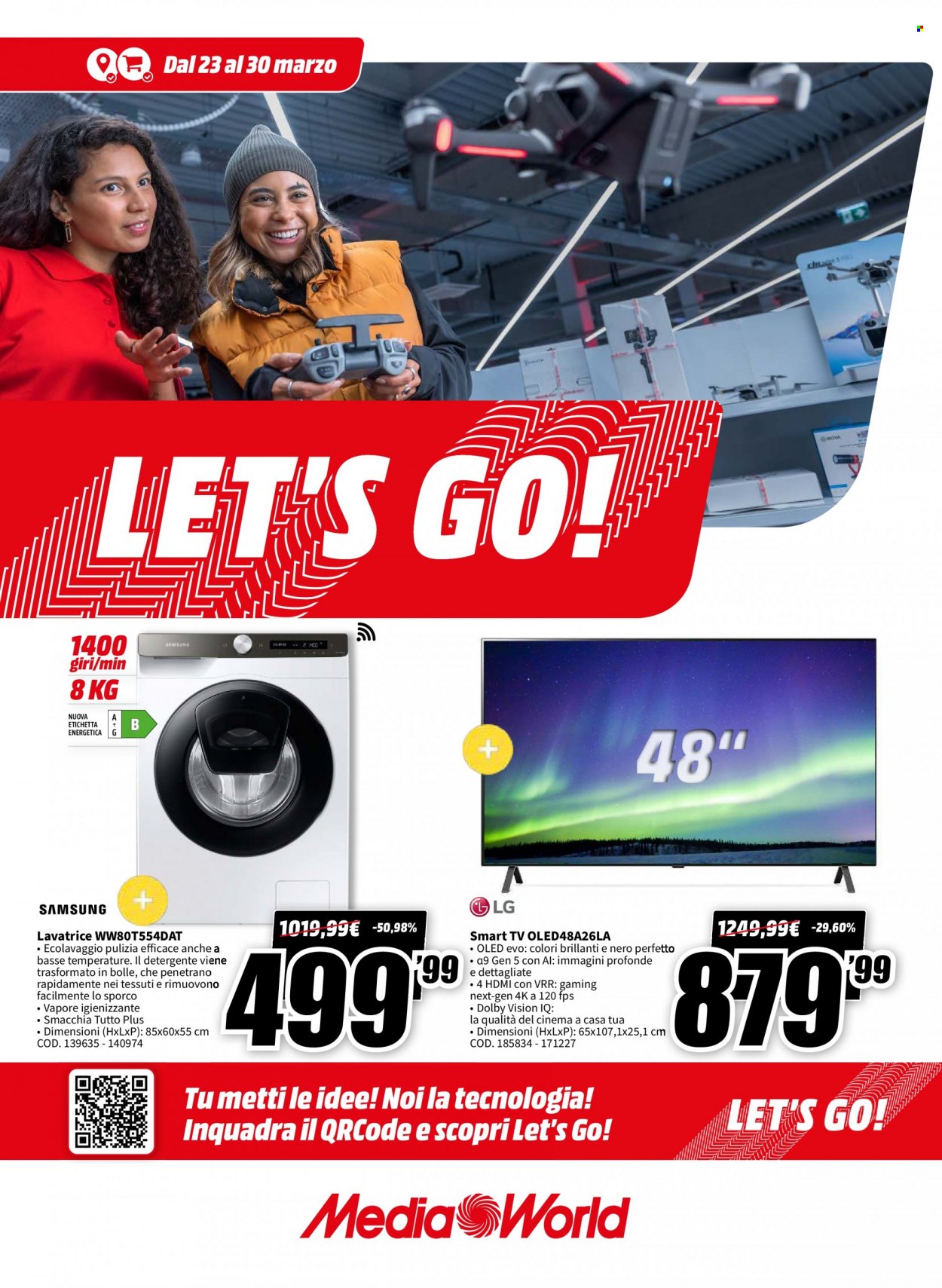 Volantino MediaWorld - 23/3/2023 - 30/3/2023. Pagina 1