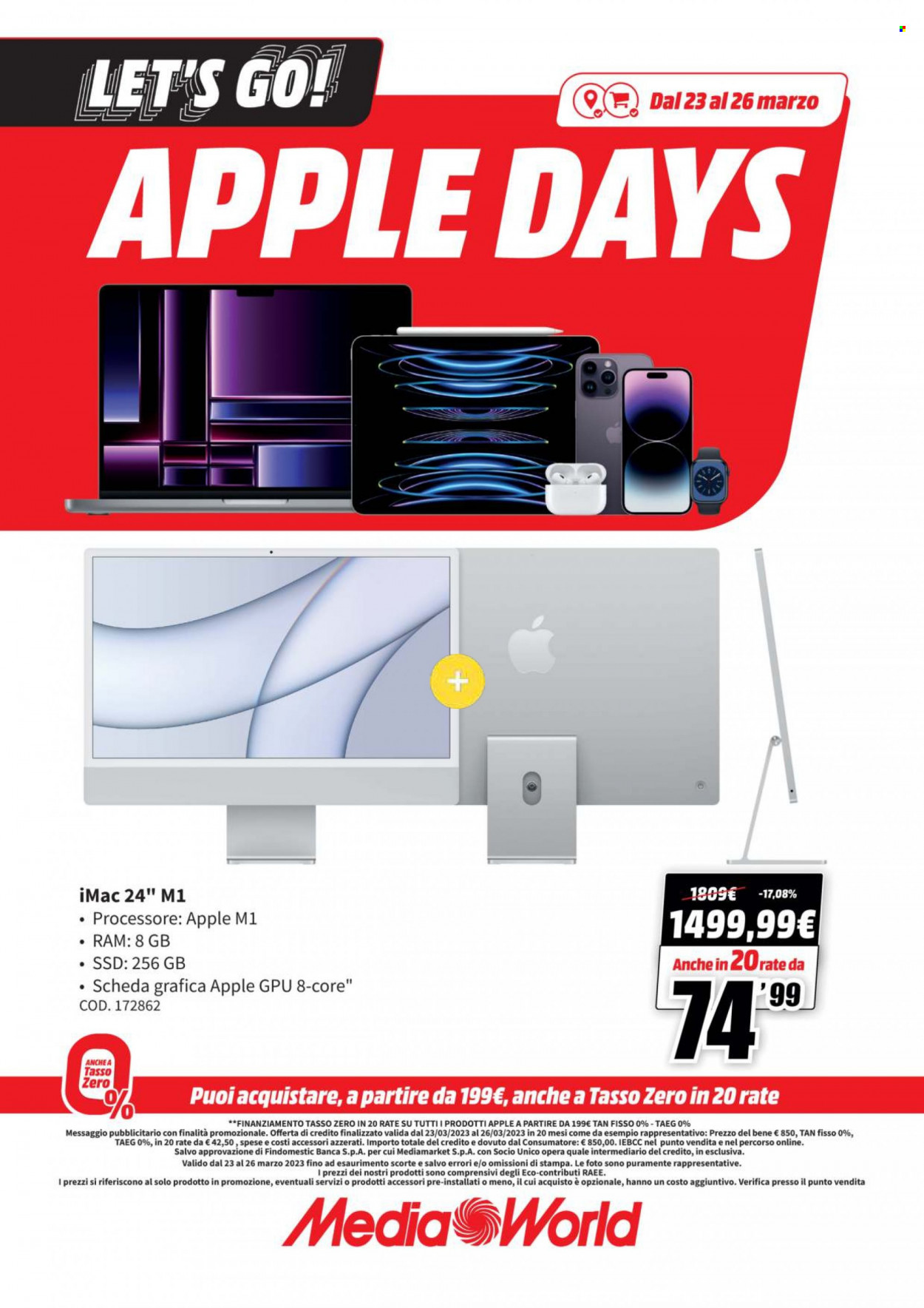 Volantino MediaWorld - 23/3/2023 - 26/3/2023. Pagina 2