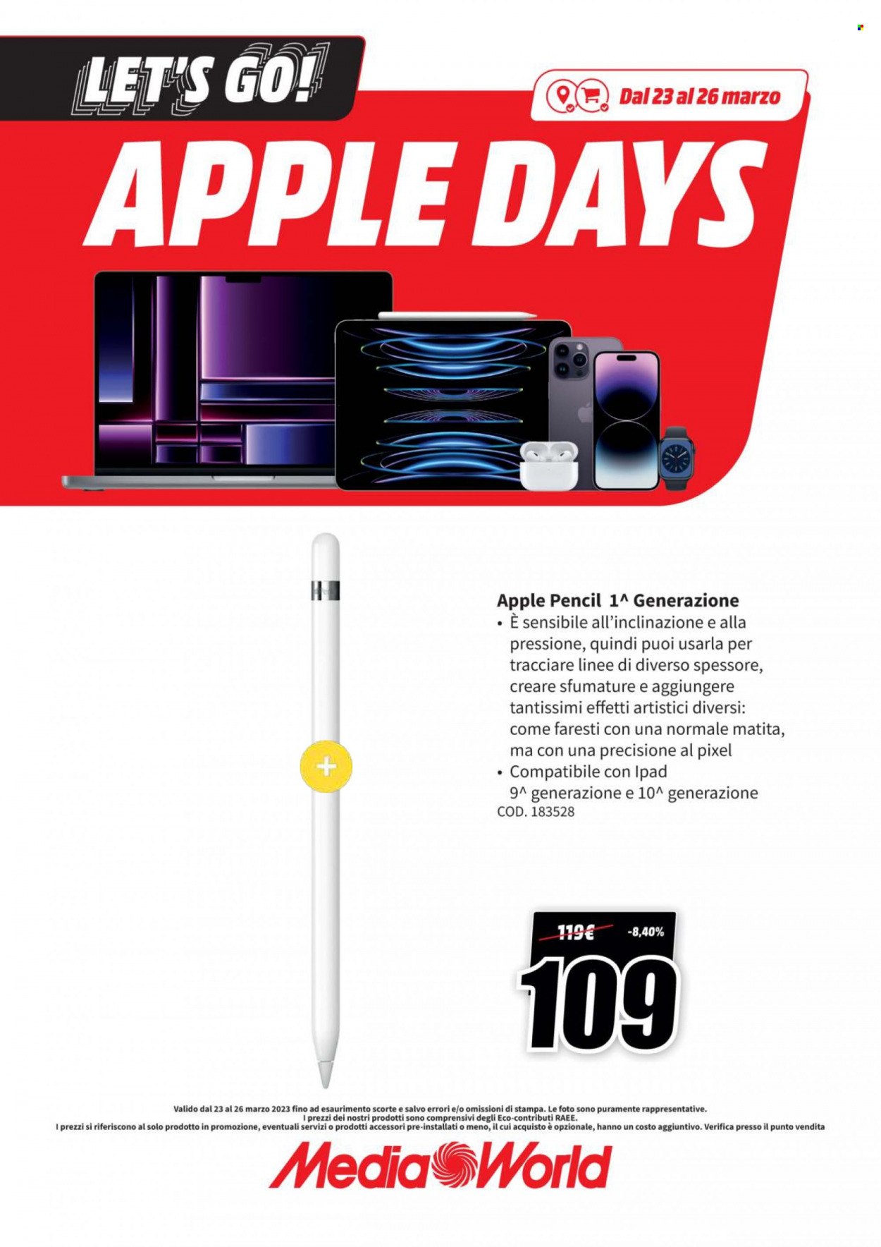 Volantino MediaWorld - 23/3/2023 - 26/3/2023. Pagina 6