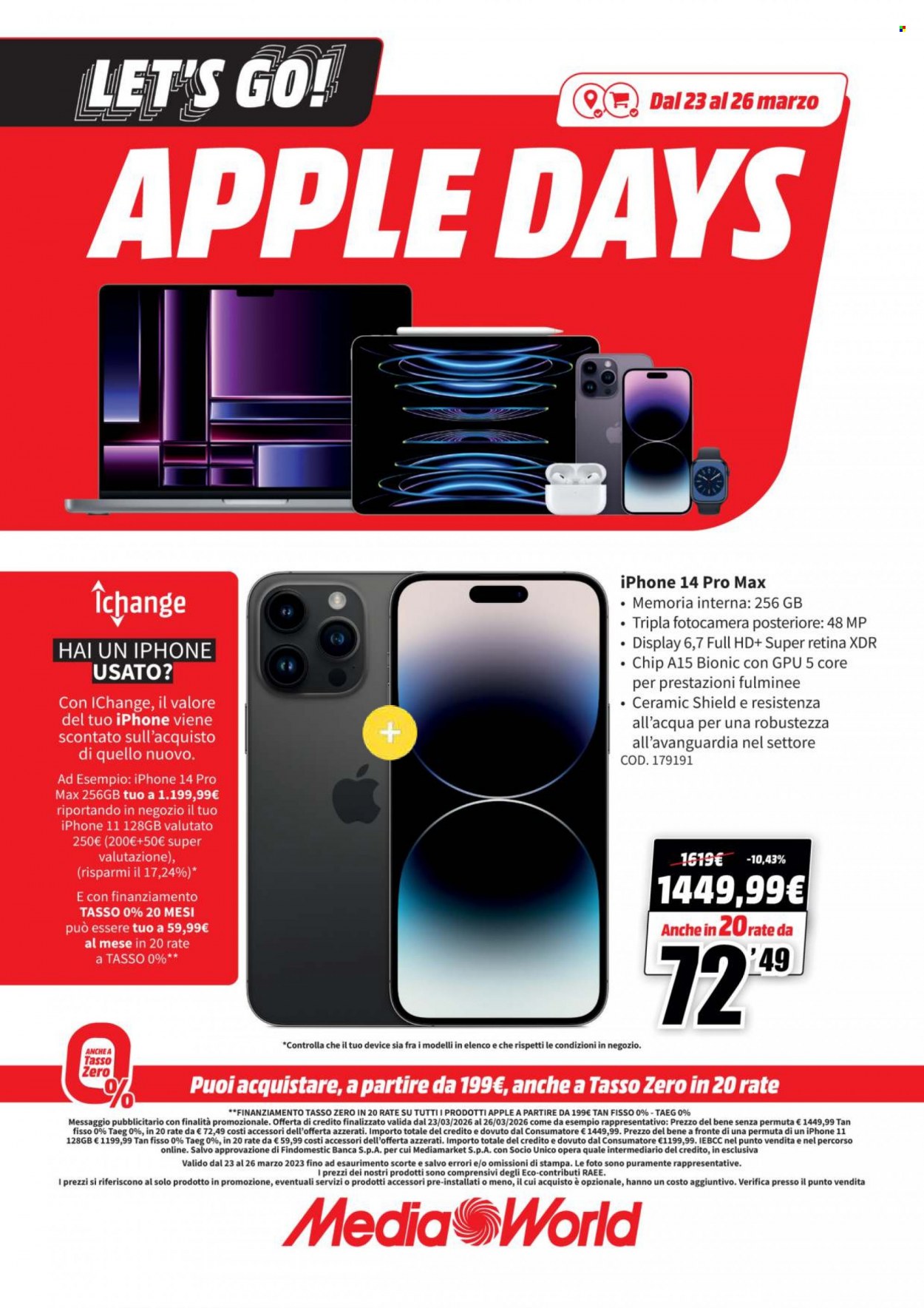Volantino MediaWorld - 23/3/2023 - 26/3/2023. Pagina 9