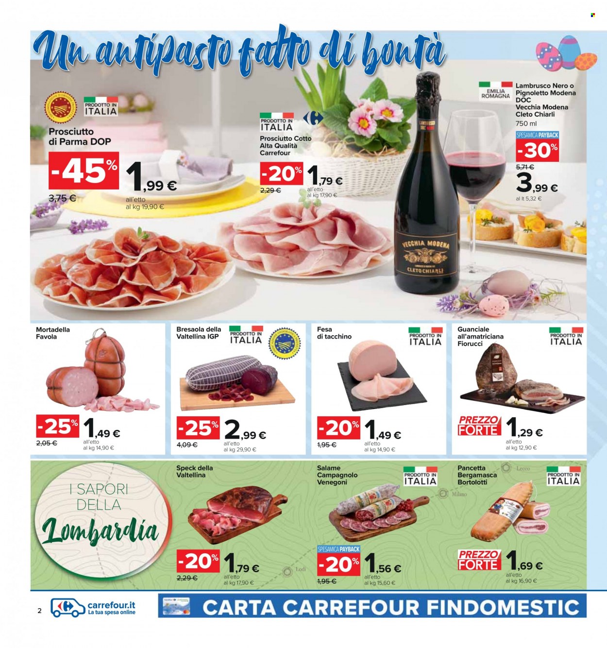 Volantino Carrefour - 28/3/2023 - 10/4/2023. Pagina 2