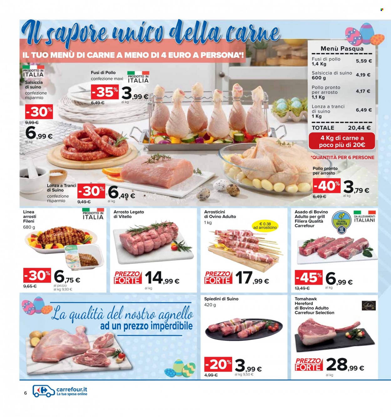 Volantino Carrefour - 28/3/2023 - 10/4/2023. Pagina 6