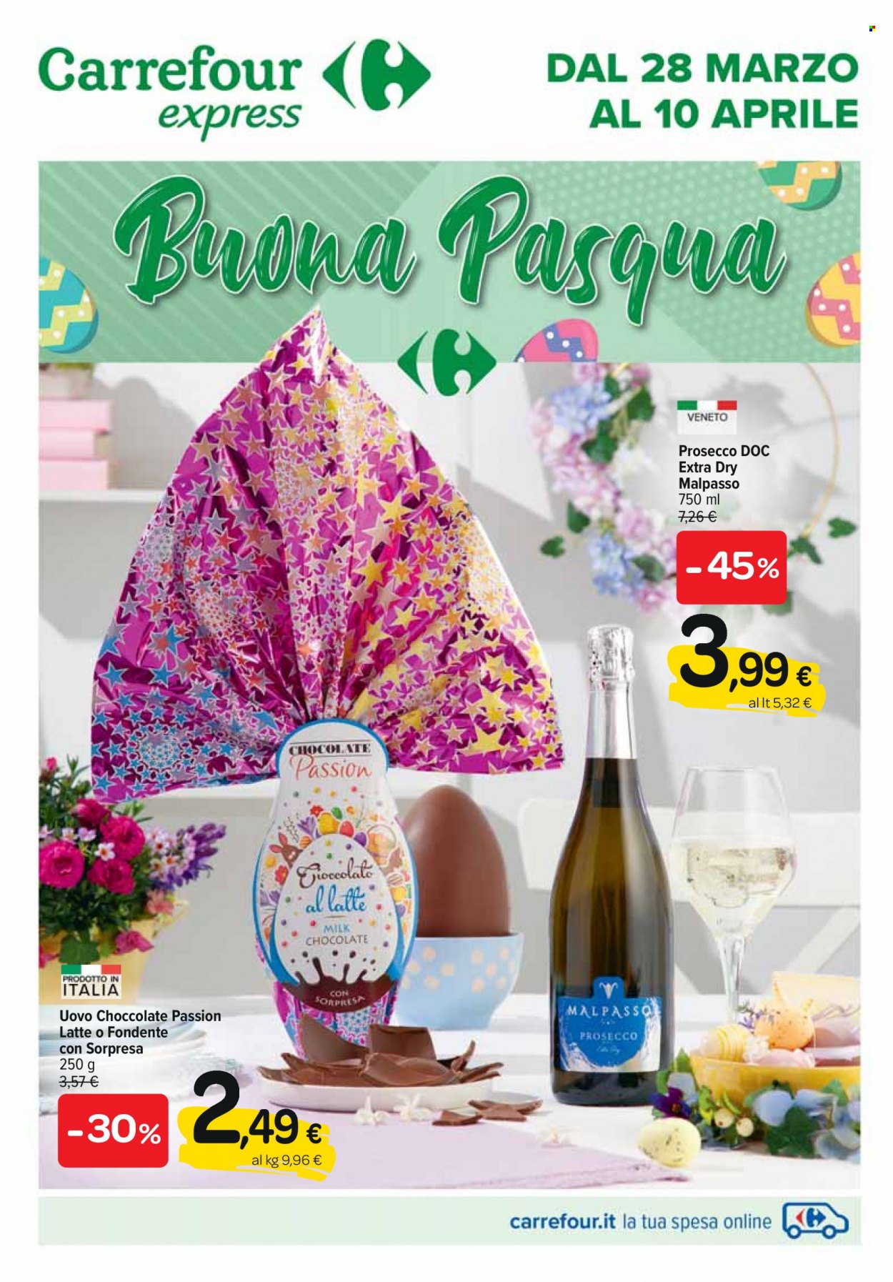 Leták Carrefour - 28.3.2023 - 10.4.2023. Strana 1