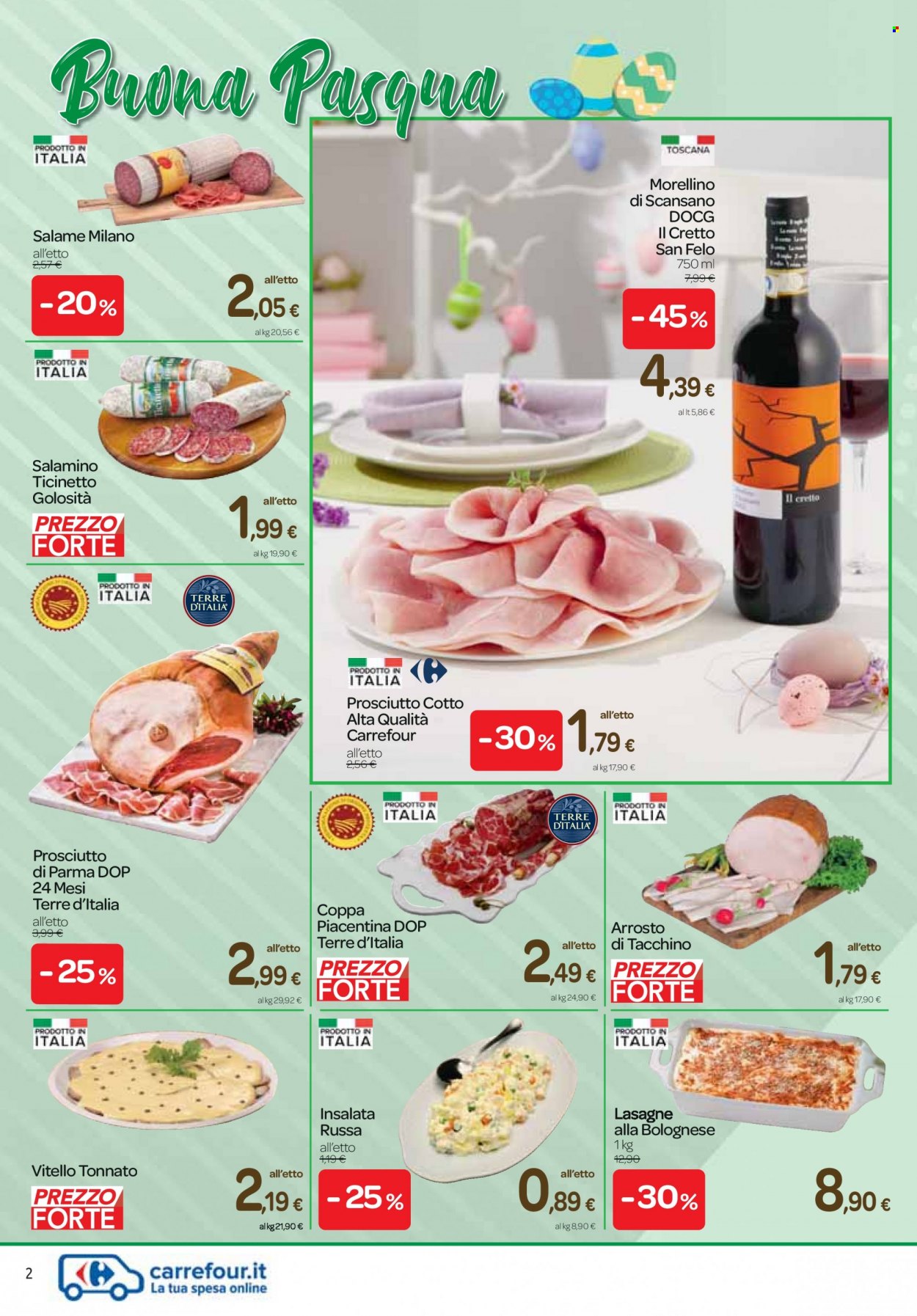 Volantino Carrefour - 28/3/2023 - 10/4/2023. Pagina 2