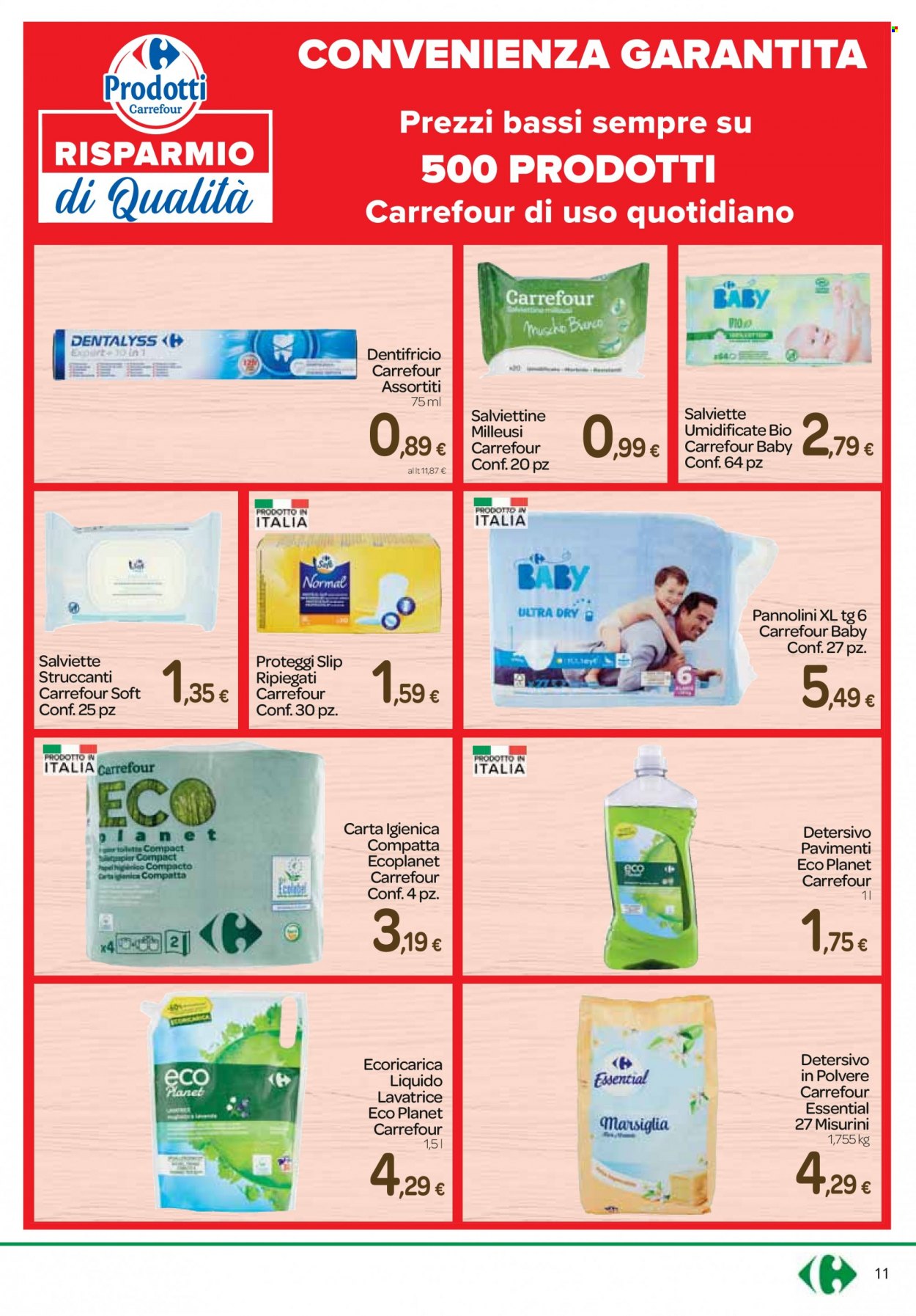 Volantino Carrefour - 28/3/2023 - 10/4/2023. Pagina 11