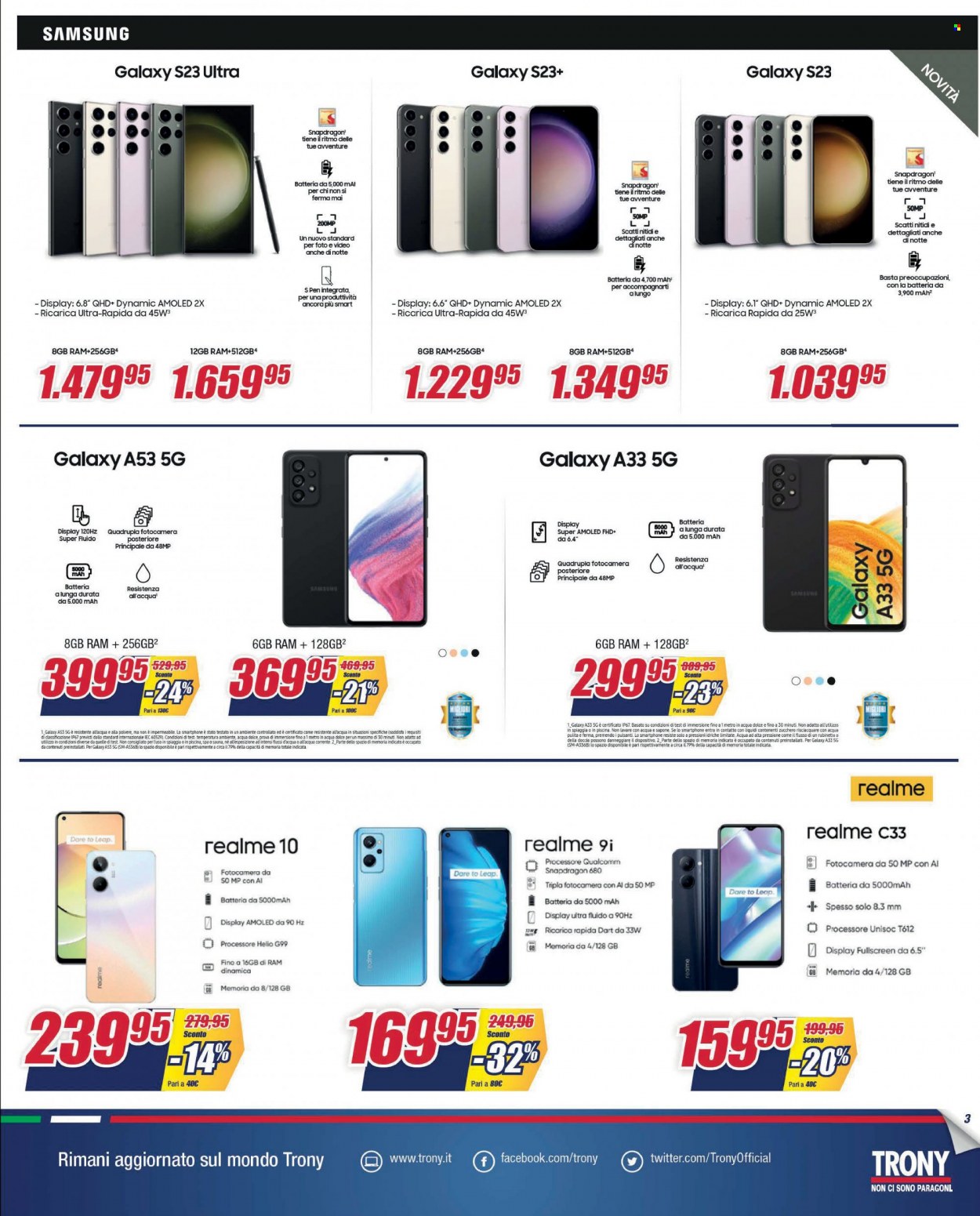 Volantino Trony - 21/3/2023 - 5/4/2023. Pagina 3