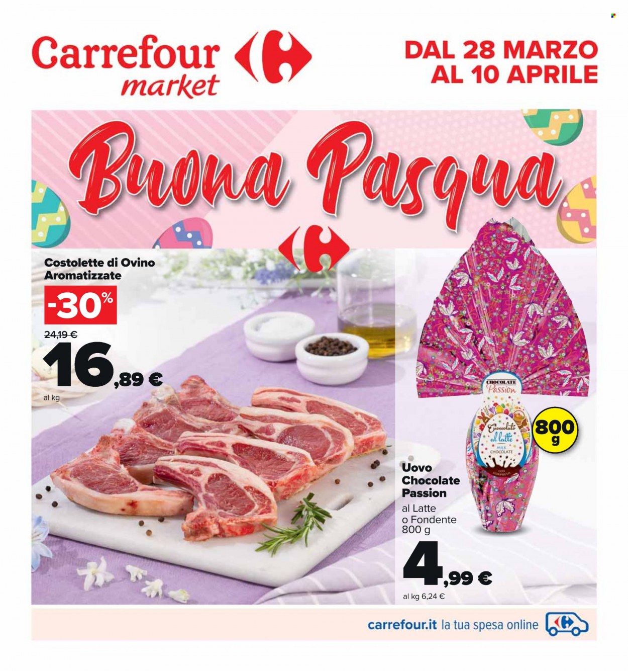 Volantino Carrefour - 28/3/2023 - 10/4/2023. Pagina 1