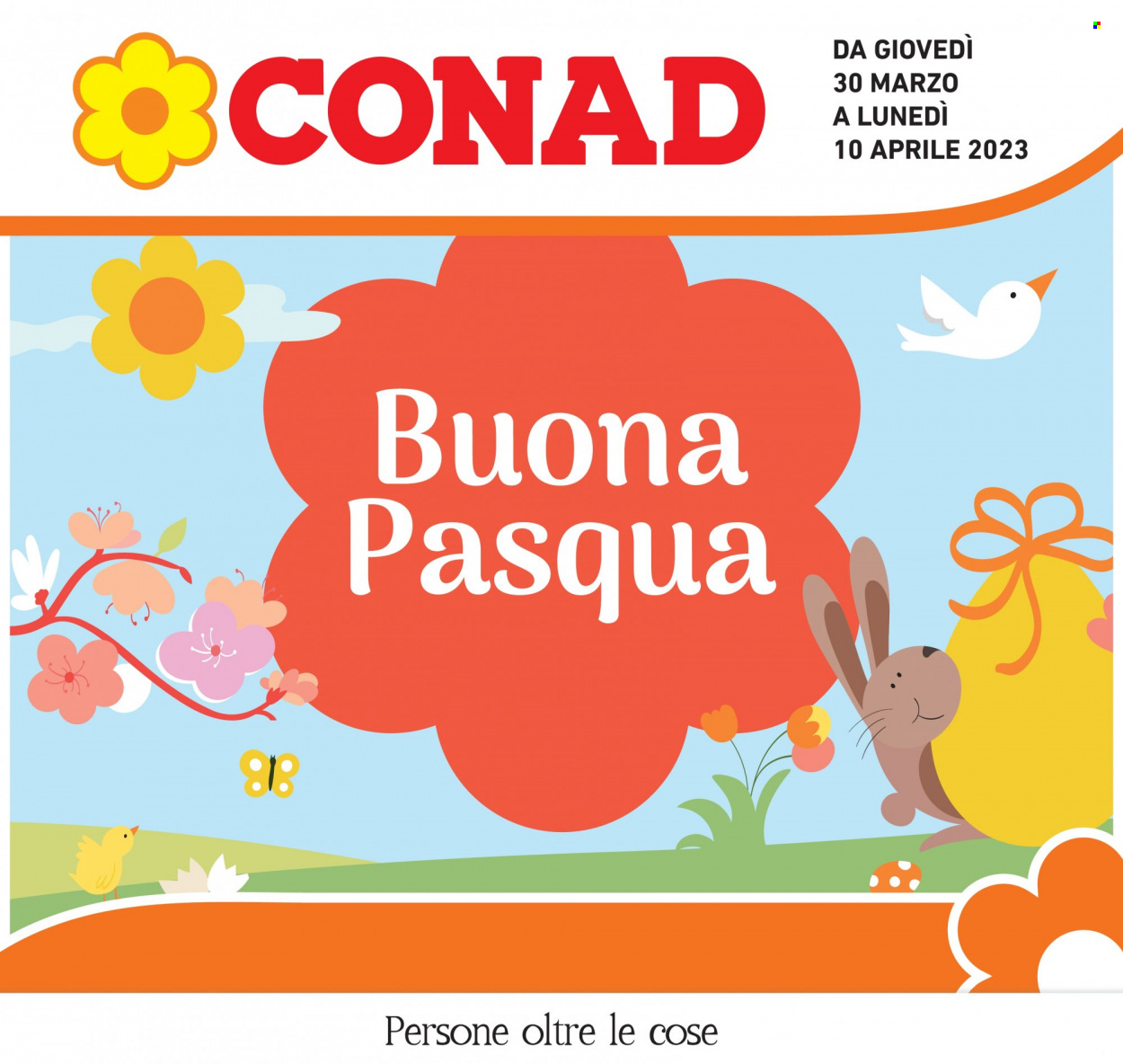 Volantino Conad - 30/3/2023 - 10/4/2023. Pagina 1