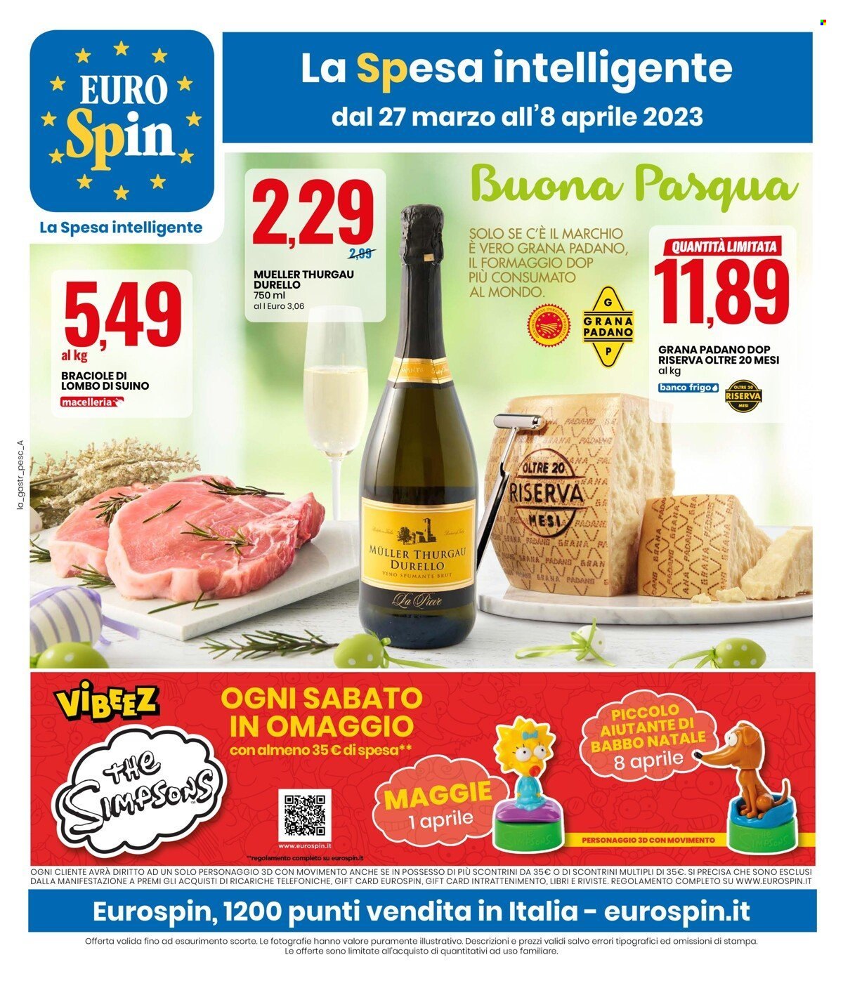 Volantino EuroSpin - 27/3/2023 - 8/4/2023. Pagina 1
