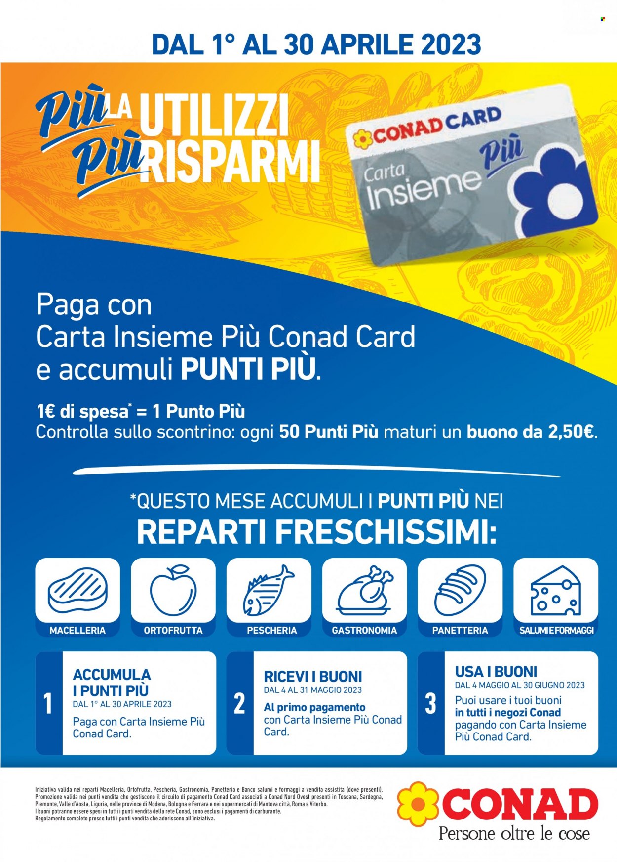 Leták Conad - 30.3.2023 - 26.4.2023. Strana 3