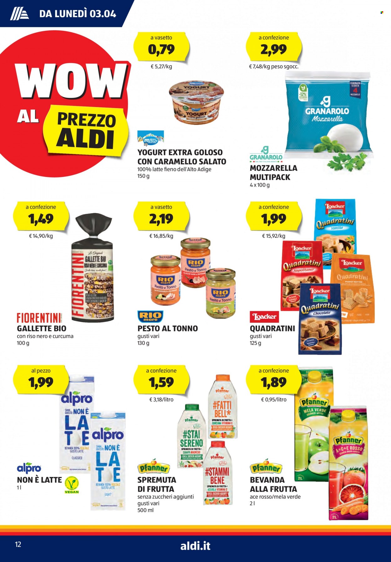 Volantino Aldi - 3/4/2023 - 8/4/2023. Pagina 12