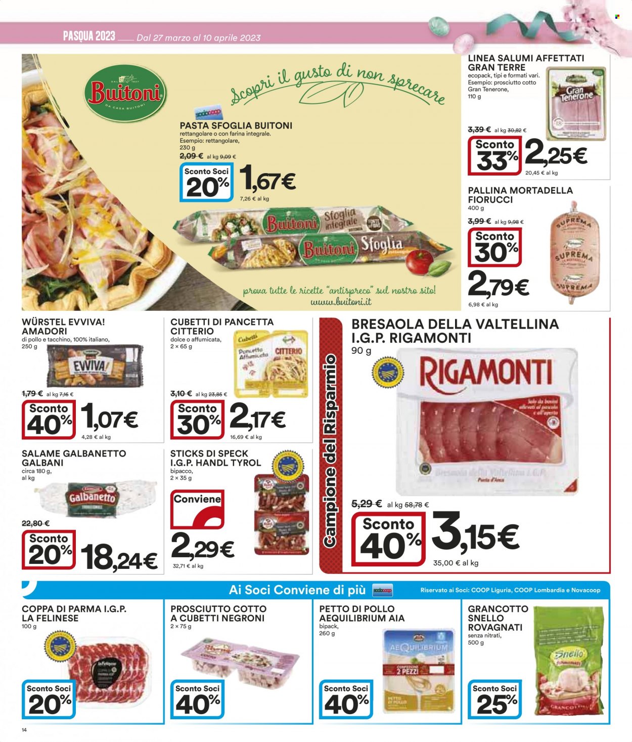 Leták Coop - 27.3.2023 - 10.4.2023. Strana 14