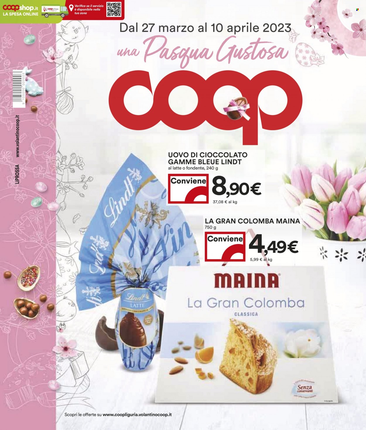 Leták Coop - 27.3.2023 - 10.4.2023. Strana 1
