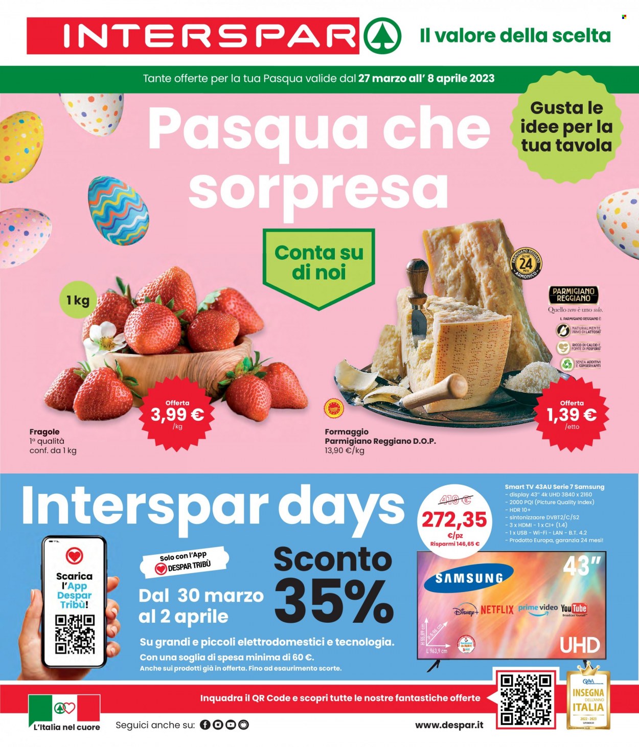 Volantino Interspar - 27/3/2023 - 8/4/2023. Pagina 1